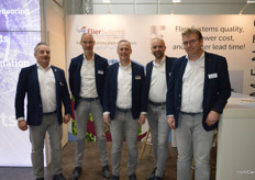 Flier Systems: Adrie van Diemen, Ard Flier, Henk Meulstee, Ad Kranendonk en Bart Eekhout.